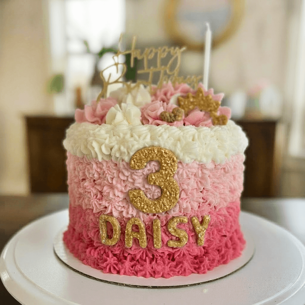 Colt's Woof Classic Pupcake – 6 inch girl pink white classic pupcake for dogs (image 1 of 7)