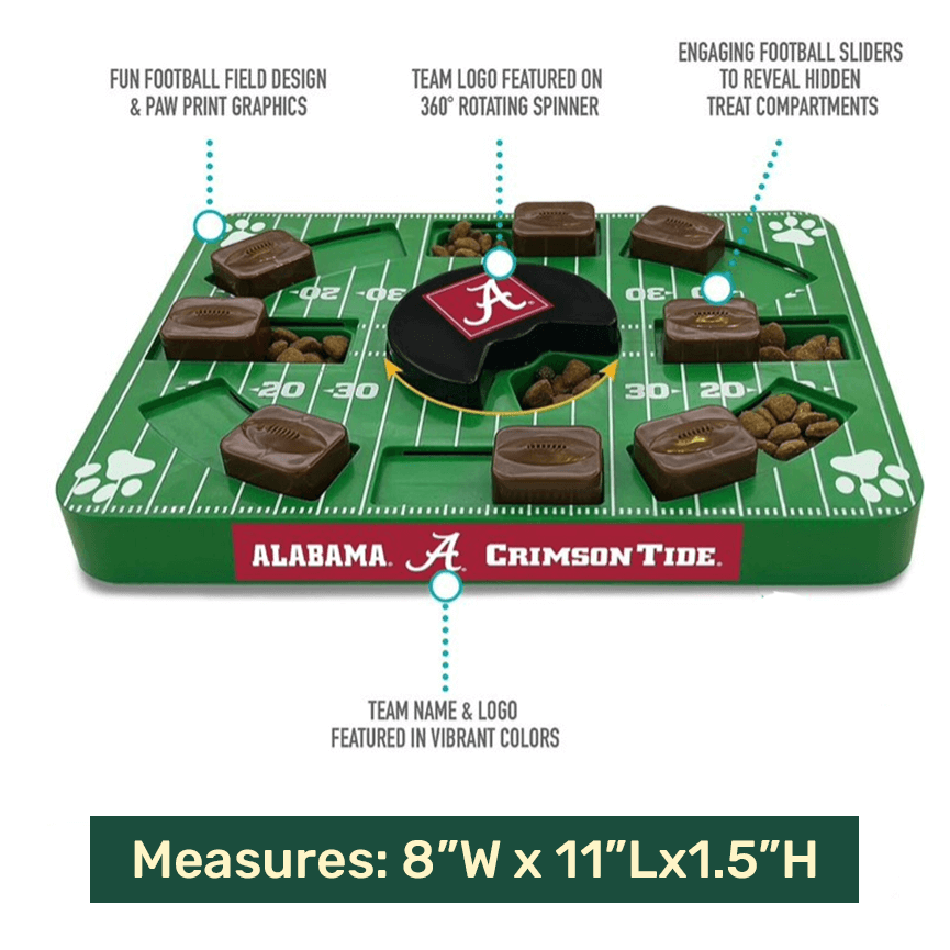 Colt's Woof Alabama Football Dog Puzzle Toy (image 4 of 4)