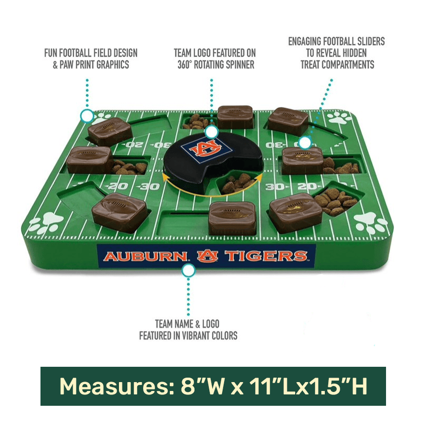 Colt's Woof Auburn Football Puzzle Toy for dogs (image 5 of 5)