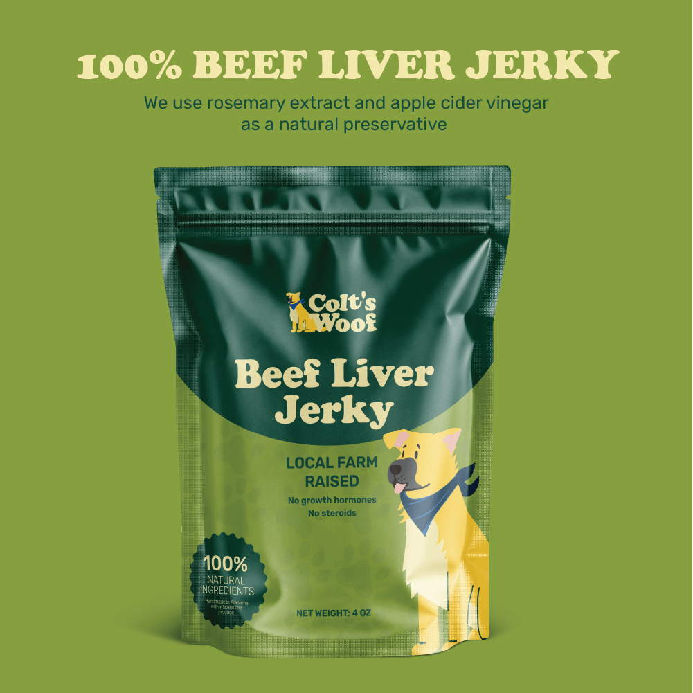 Colt's Woof Beef Liver Jerky for dogs (image 3 of 5)