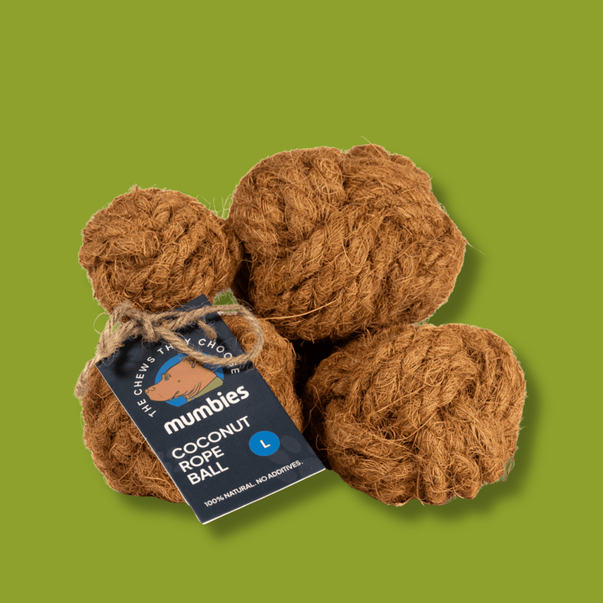 Colt's Woof Coconut Rope Ball for dogs (image 1 of 3)