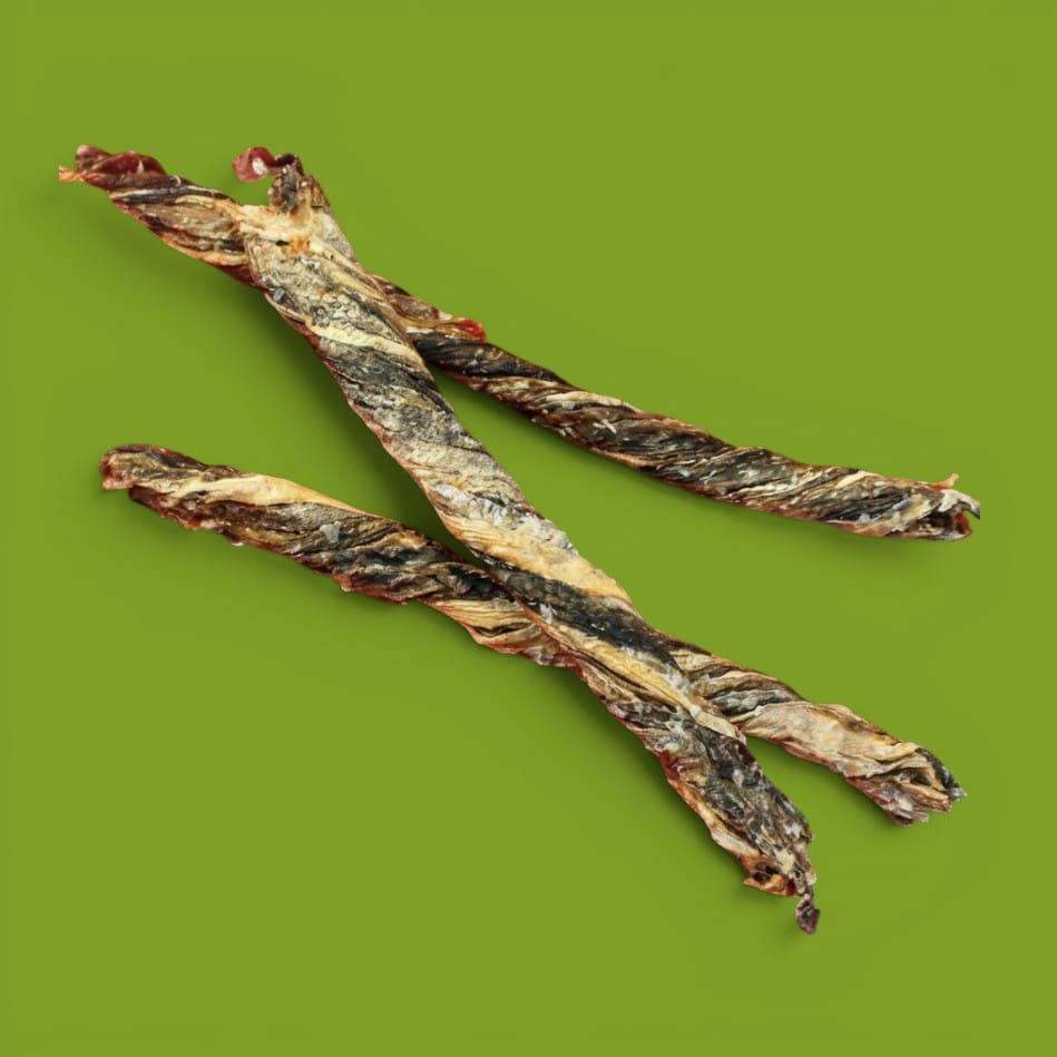 Colt's Woof Codfish Skin Rolls (Single) – Codfish skin rolls single for dogs (image 1 of 2)