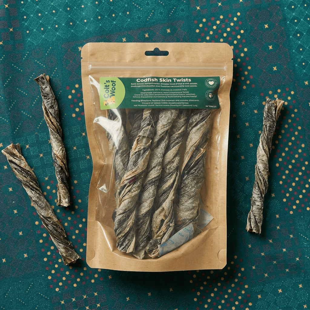Colt's Woof Codfish Skin Twists (Bag) for dogs (image 3 of 3)