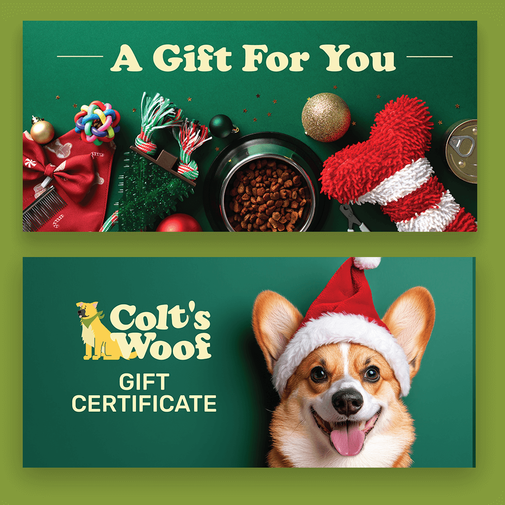 Colt's Woof Colt's Woof Gift Card – Colt s woof gift card digital for dogs