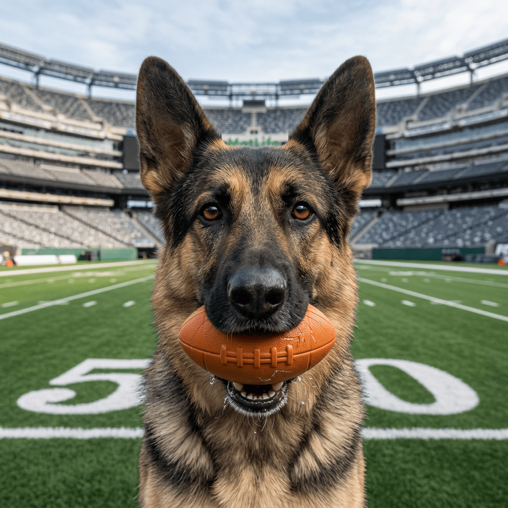 Football Dog Chew Toy and Treat Dispenser