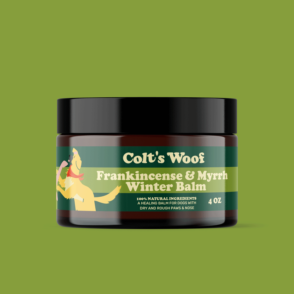 Colt's Woof Frakencense & Myrrh Winter Paw & Nose Balm – Frakencense myrrh winter paw nose balm for dogs