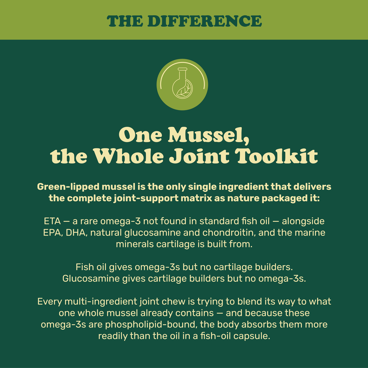 Colt's Woof Greenshell™ Mussel Powder for Senior Dogs for Mobility & Joint Comfort – Greenshell mussel powder for senior dogs for mobility joint co...