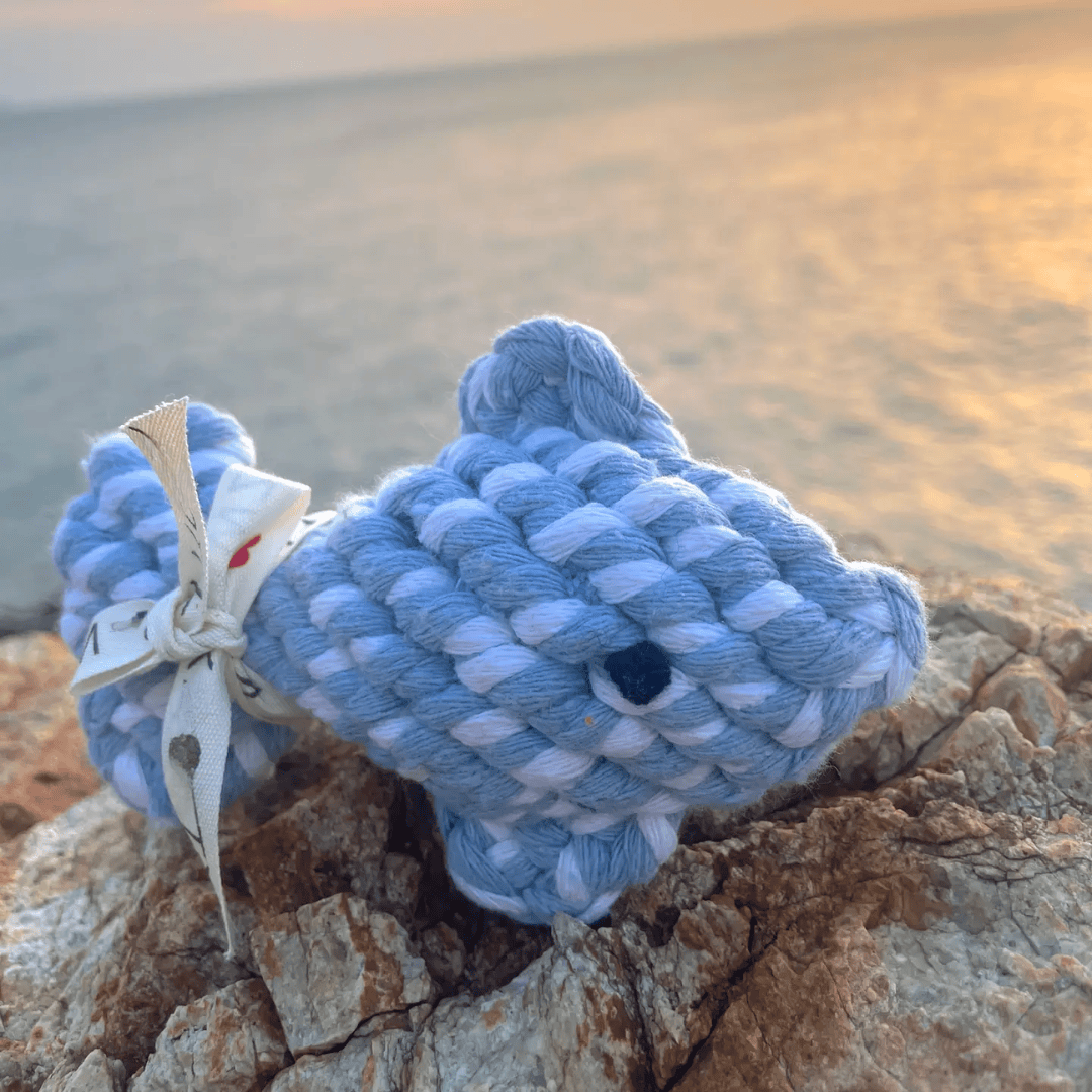 Colt's Woof Happy Fish Rope Toy for dogs (image 2 of 2)