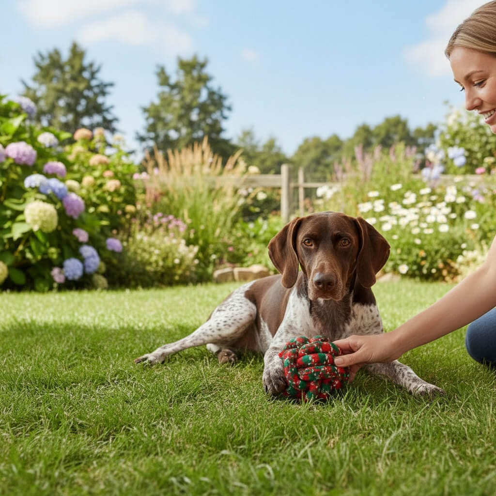 Colt's Woof Heavy Duty Extra Large Rope Ball for dogs (image 2 of 3)