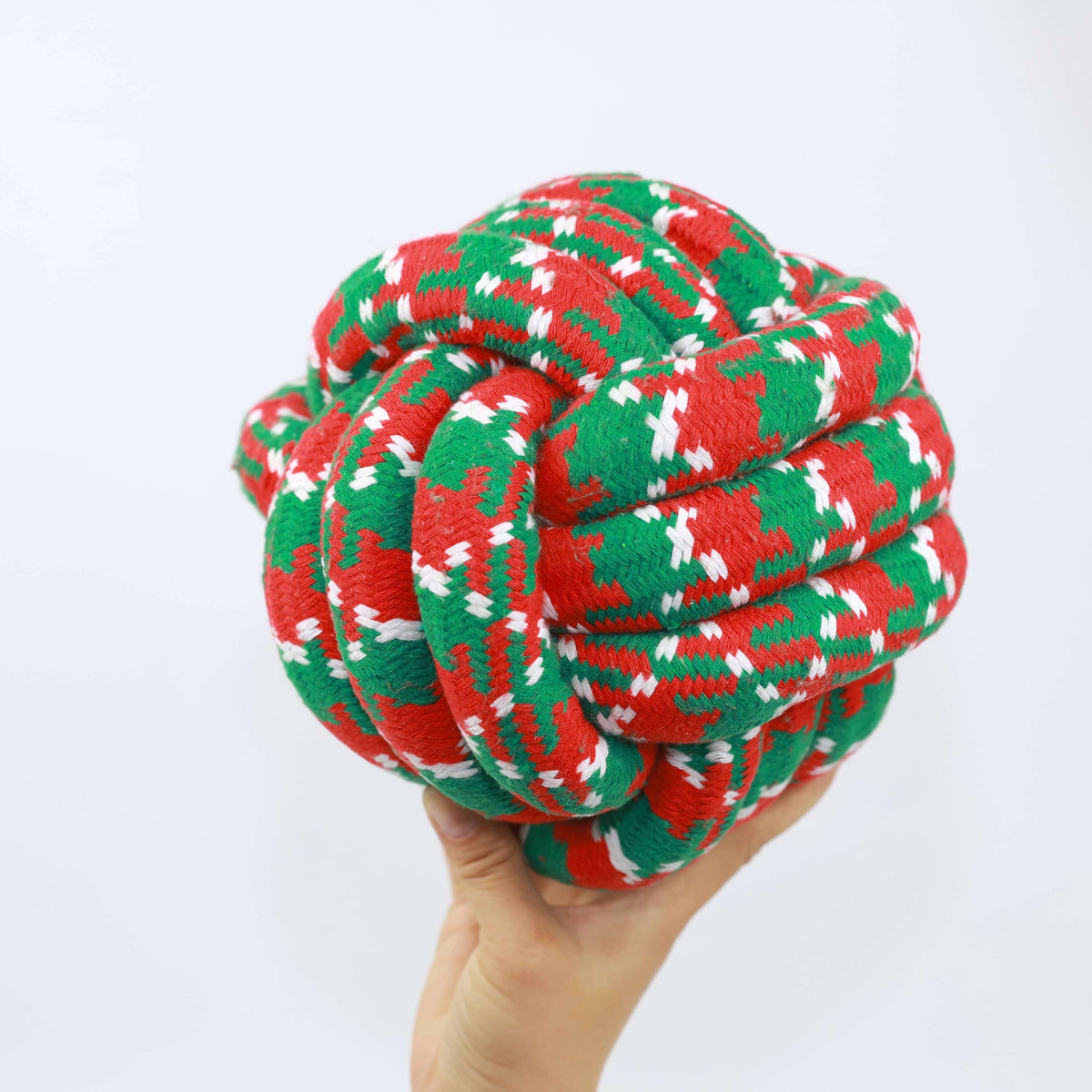 Colt's Woof Heavy Duty Extra Large Rope Ball for dogs (image 3 of 3)