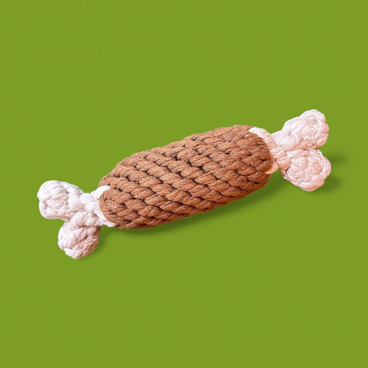 Colt's Woof Holiday Smoked Ham Rope Toy for dogs (image 1 of 3)