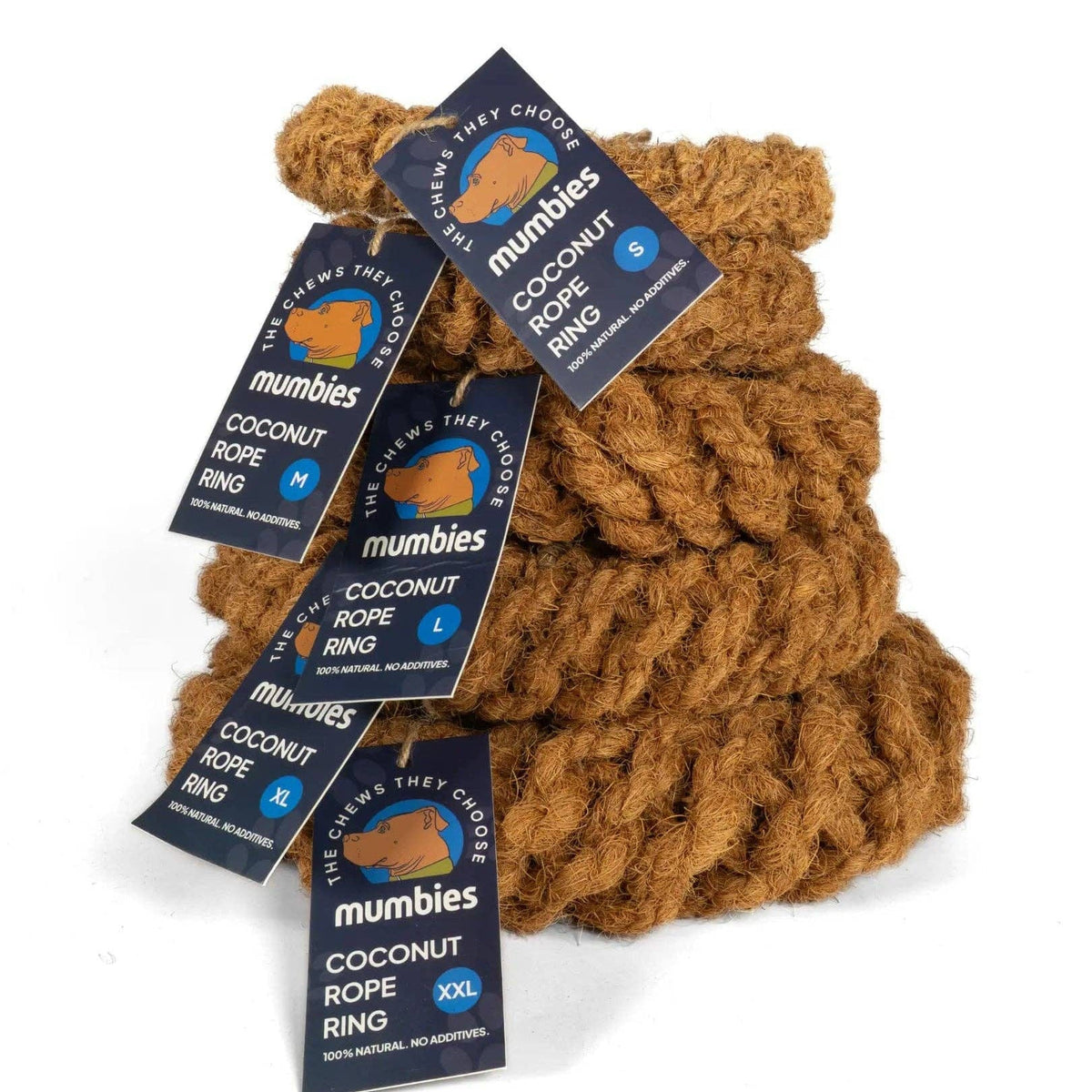 Colt's Woof Coconut Rope Ring – Medium coconut rope ring for dogs (image 5 of 8)