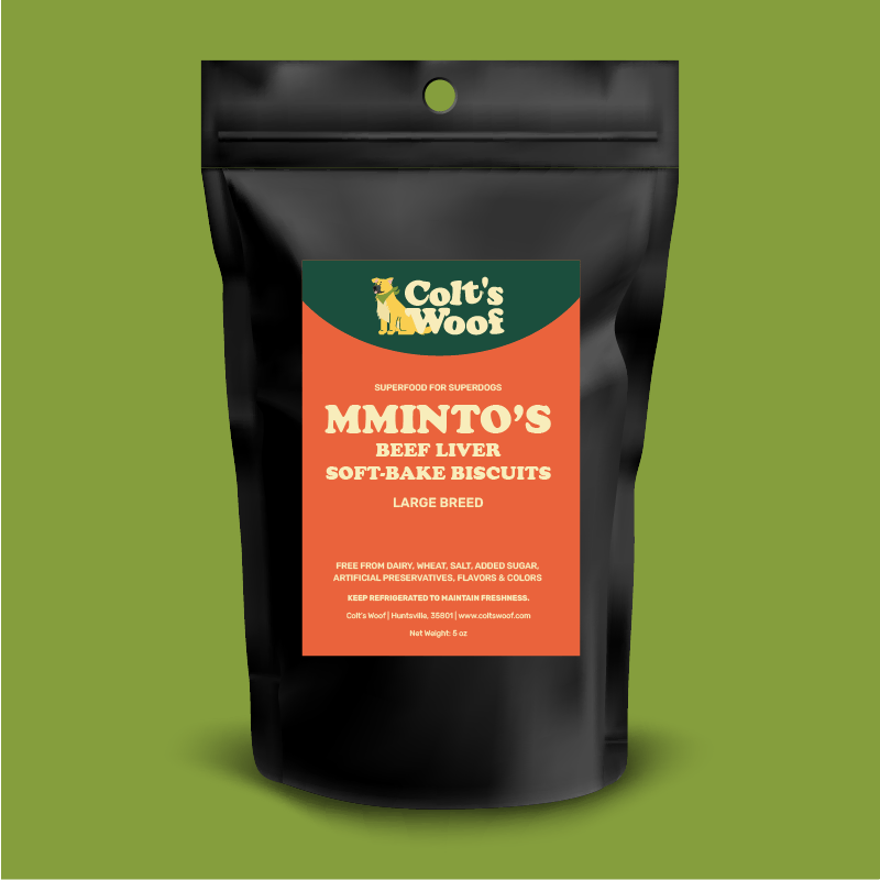 Colt's Woof Mminto's Beef Liver Soft-Baked Biscuits – Mminto s beef liver soft baked biscuits for dogs (image 2 of 12)