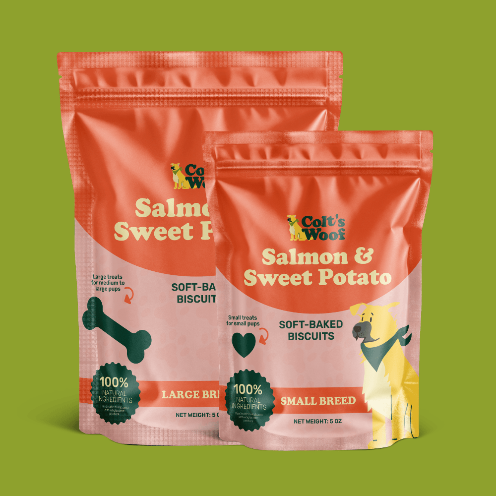 Colt's Woof Salmon & Sweet Potato Soft-Bake Biscuits – Salmon sweet potato soft bake biscuits for dogs (image 2 of 9)