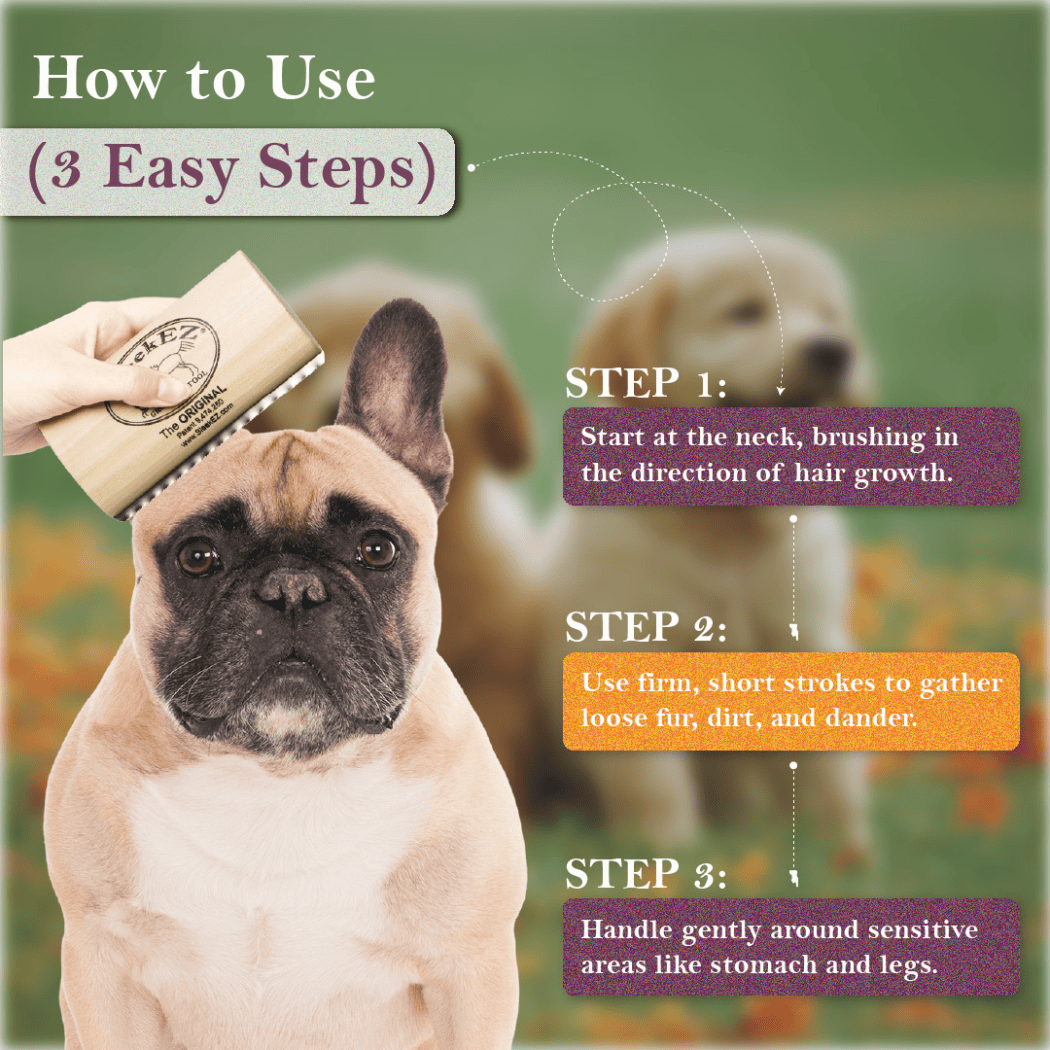 Colt's Woof SleekEZ® Dog Brush for Shedding and Grooming (5 inch) – Sleekez dog brush for shedding and grooming 5 inch (image 6 of 10)