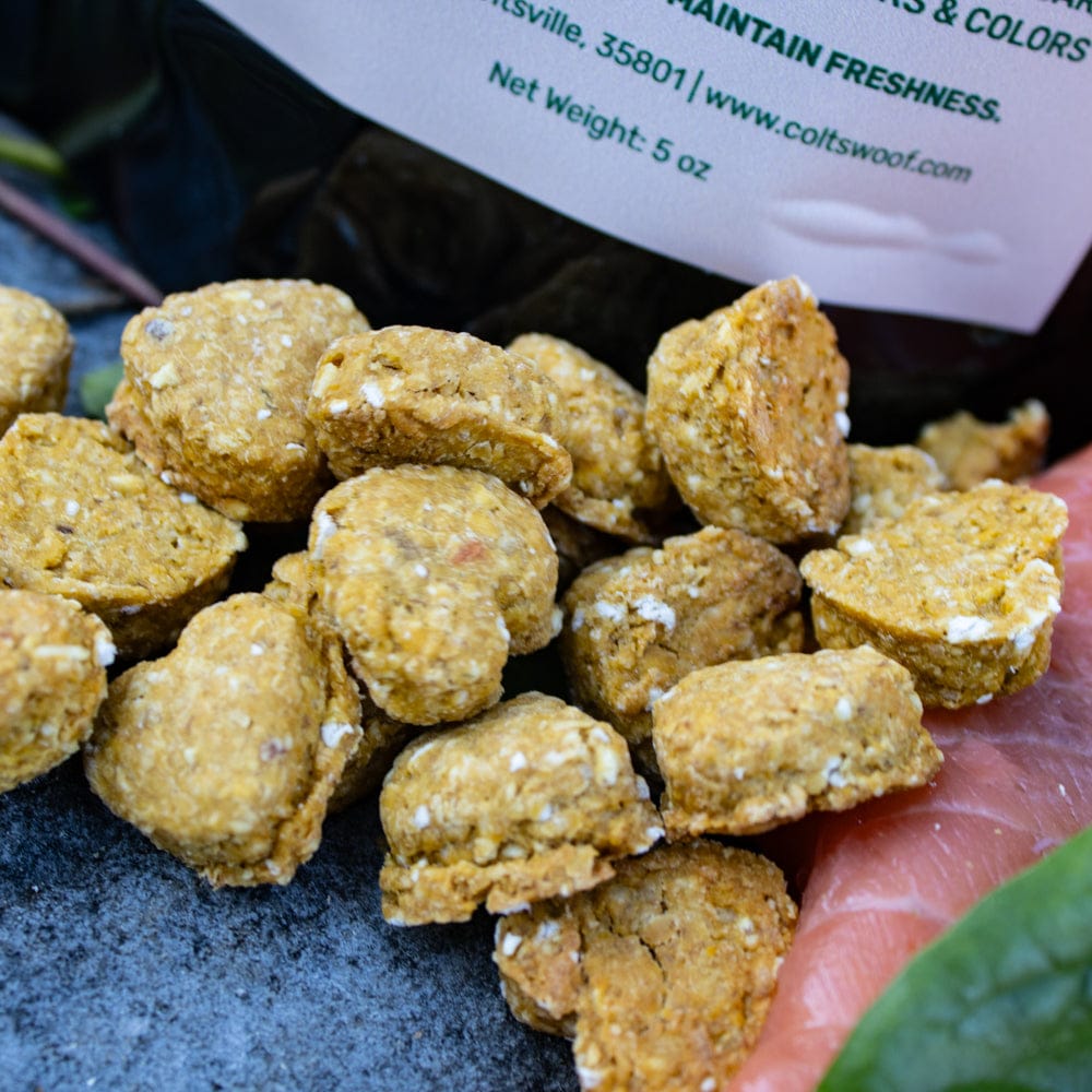 Colt's Woof Salmon & Sweet Potato Soft-Bake Biscuits – Small breed salmon sweet potato soft bake biscuits for dogs (image 9 of 9)