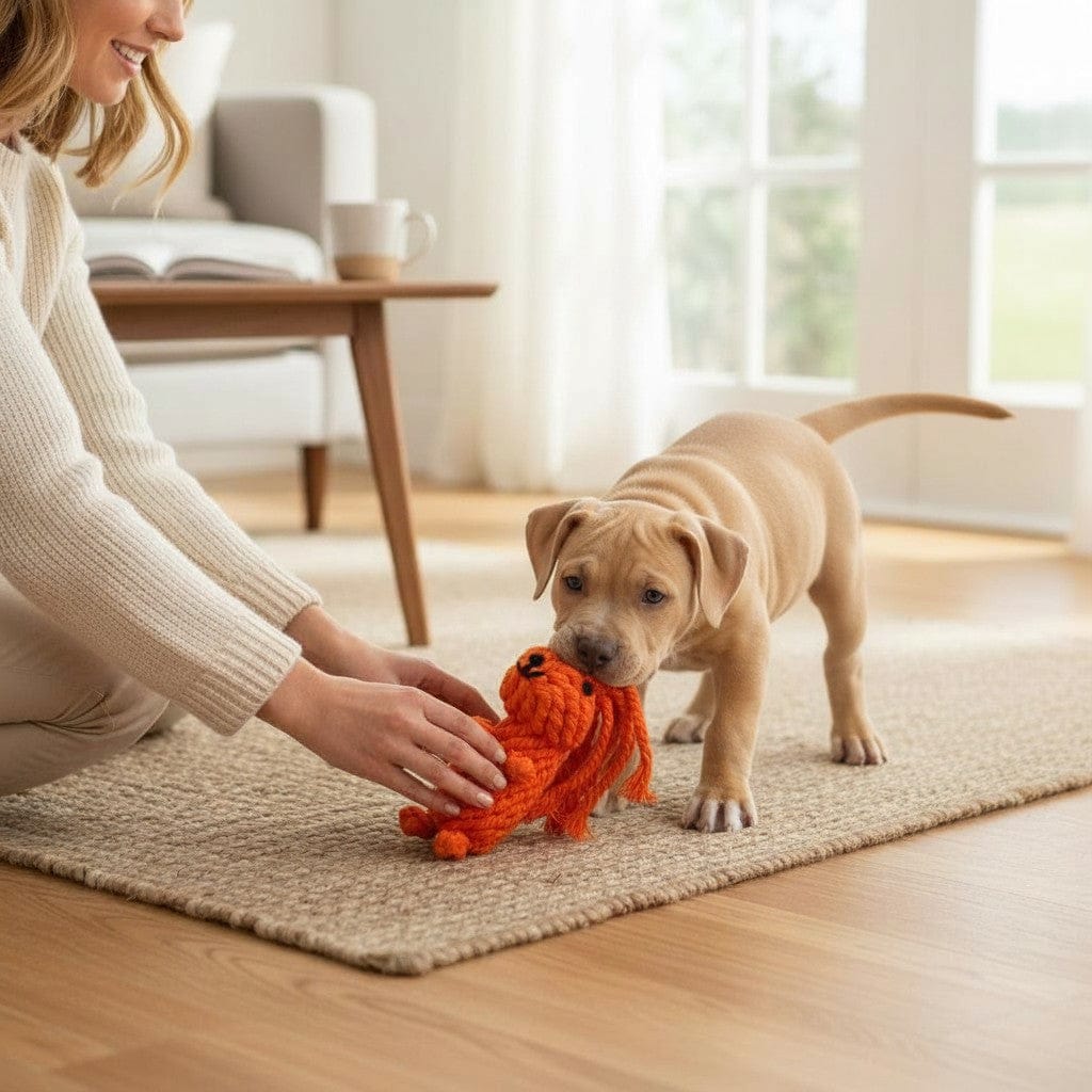 Colt's Woof Oliver the Squirrel Rope Toy – Small oliver the squirrel rope toy for dogs (image 4 of 4)