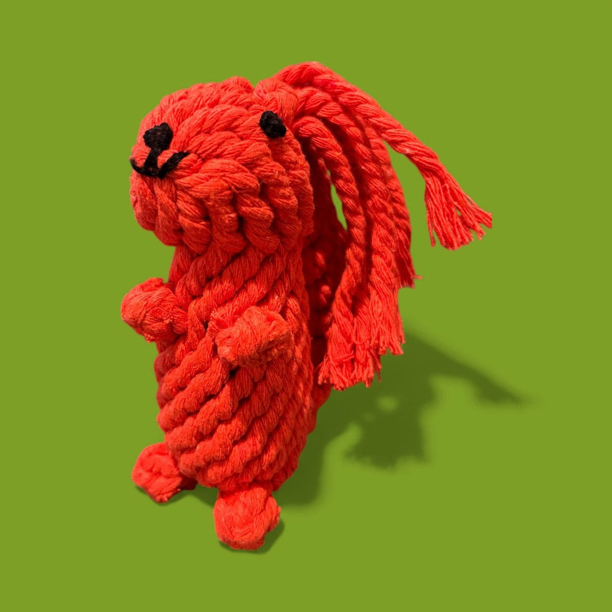 Colt's Woof Oliver the Squirrel Rope Toy – Small oliver the squirrel rope toy for dogs (image 1 of 4)