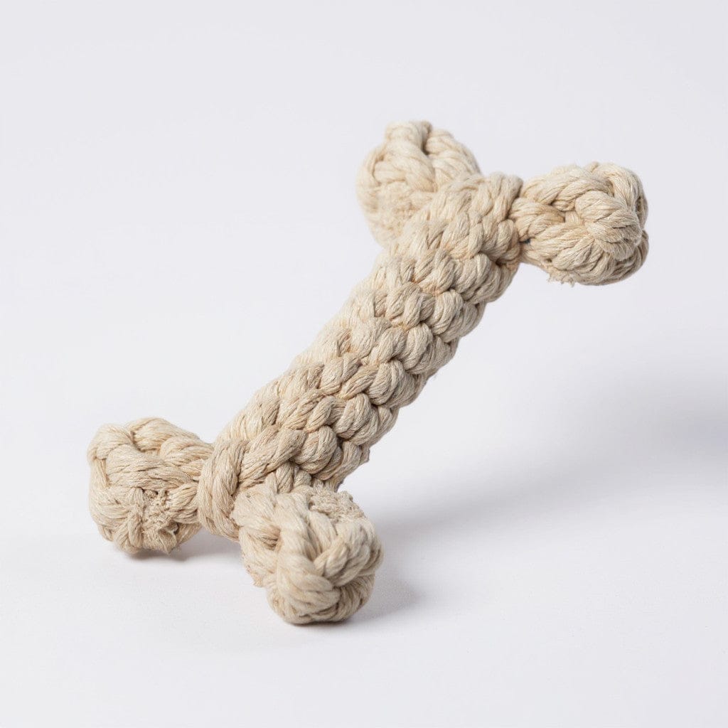 Colt's Woof Bone Rope Toy – Small white bone rope toy for dogs (image 6 of 7)