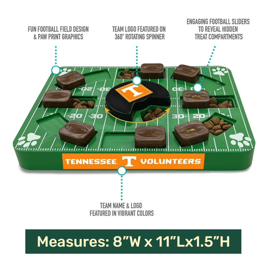 Colt's Woof Tennessee Football Puzzle Toy for dogs (image 2 of 5)