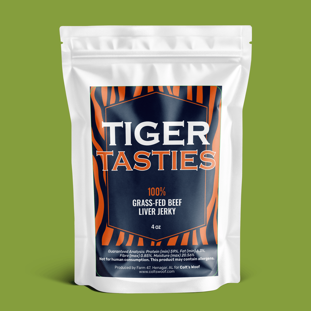 Tiger Tasties Beef Liver Jerky Treats